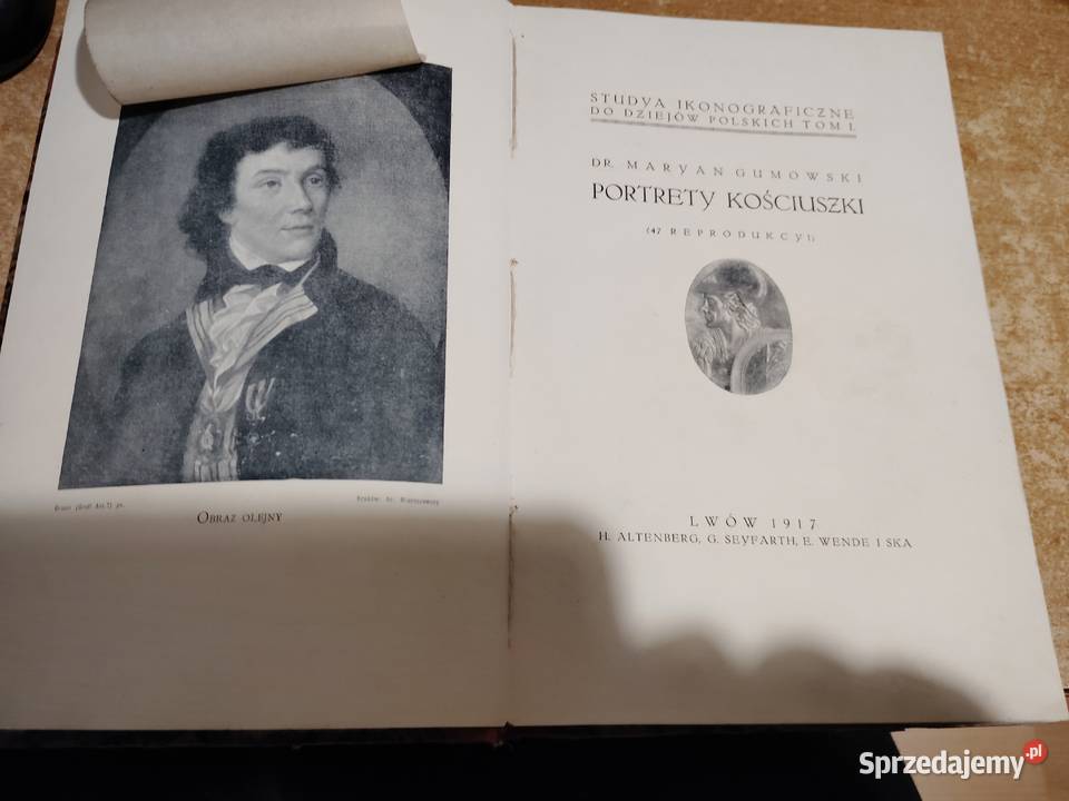 PORTRETY KOŚCIUSZKI 47 REPRODUKCYI Gumowski Lwów Iwno