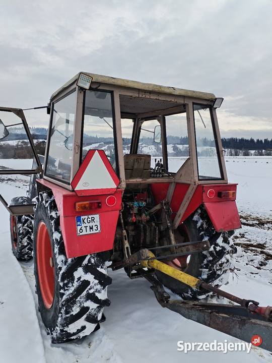 Zetor 6748 z turem 4x4 ładowacz czołowy zetor WOM 540/1000 obr. Frydman