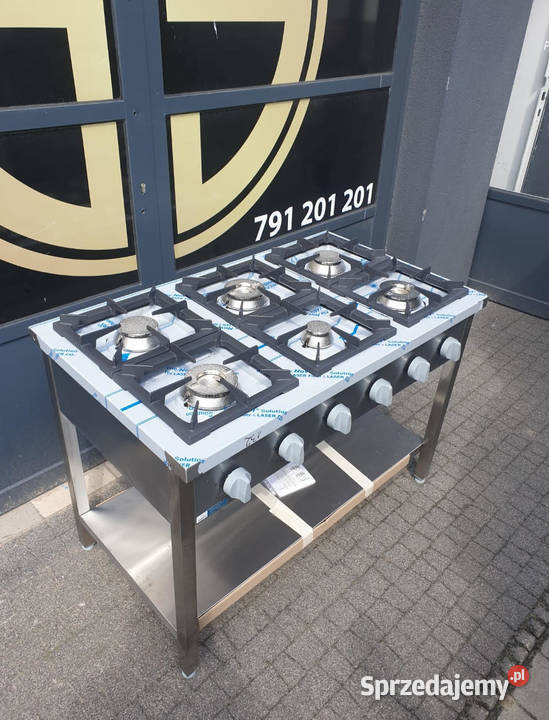 Nowa Kuchnia Gazowa 6 Palnikowa 325 kW STALGAST Gastronomia