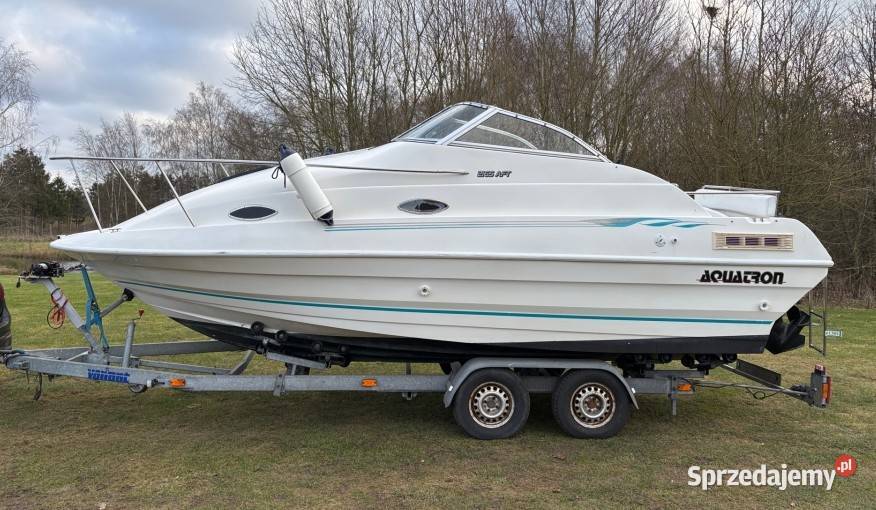 Łódź kabinowa motorowa AQUATRON 2165 AFT jacht Samociążek