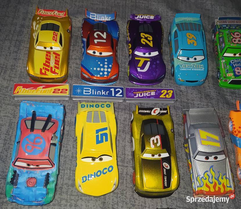 Disney Pixar Cars Auta Mattel 56 sztuk pomorskie Gdańsk