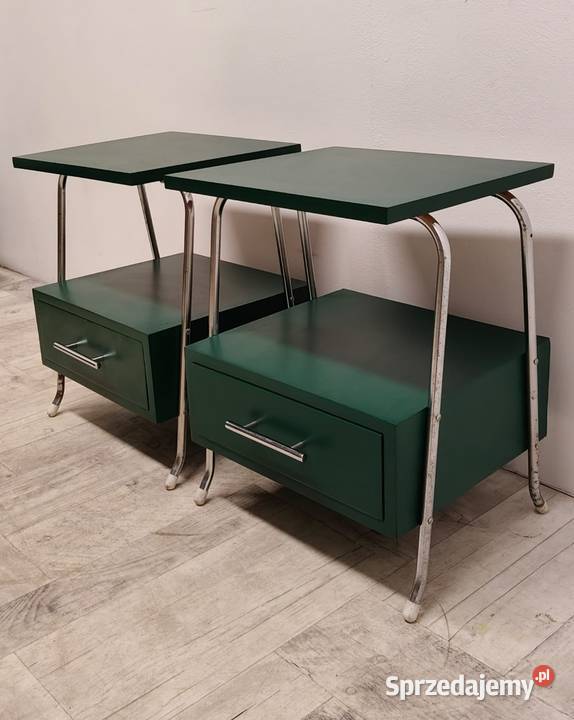 Szafki nocne bauhaus retro vintage lata 60te Radomsko sprzedam