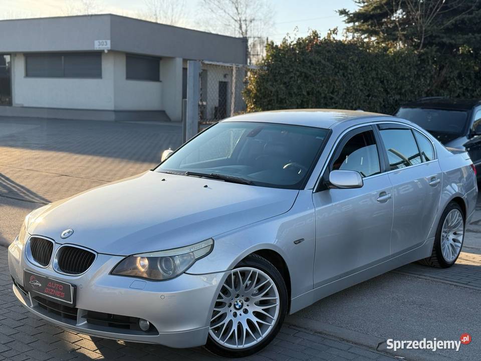 Bmw 525IAutomatAlufelgiDuzaNaviSkóryRatyZamiana poduszka powietrzna Częstochowa