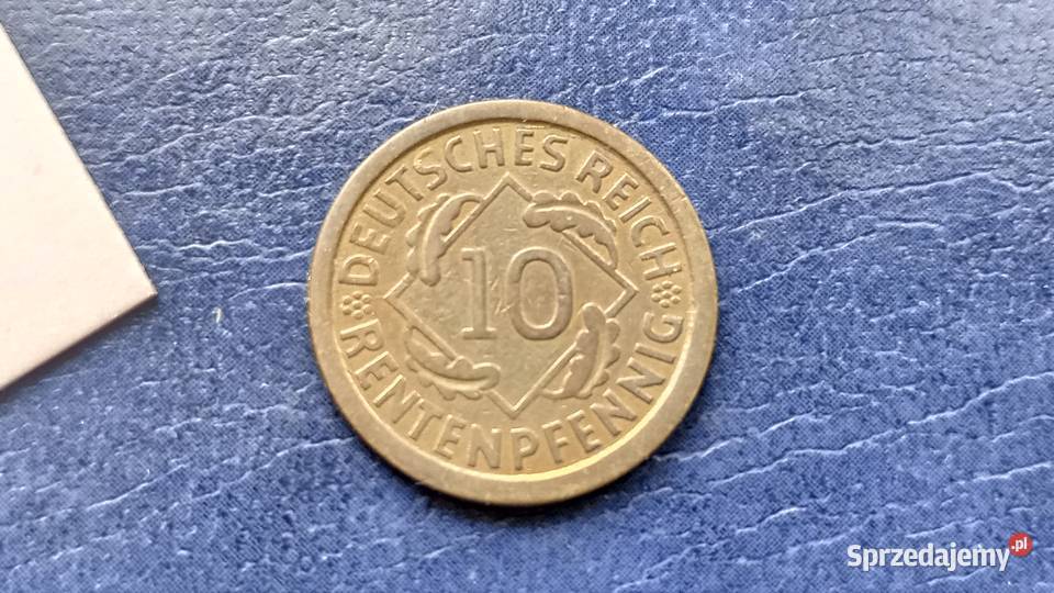 Stare monety 10 rentenpfennig 1924 E NIemcy sprzedam