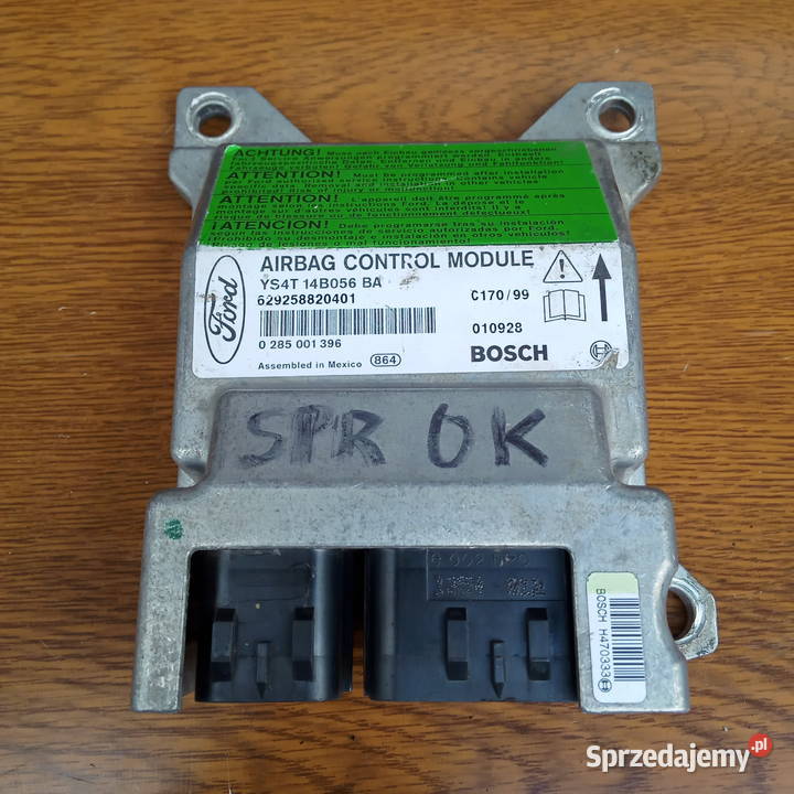 Ford Focus MK1 Sensor Moduł Airbag YS4T14B056BA Dębica