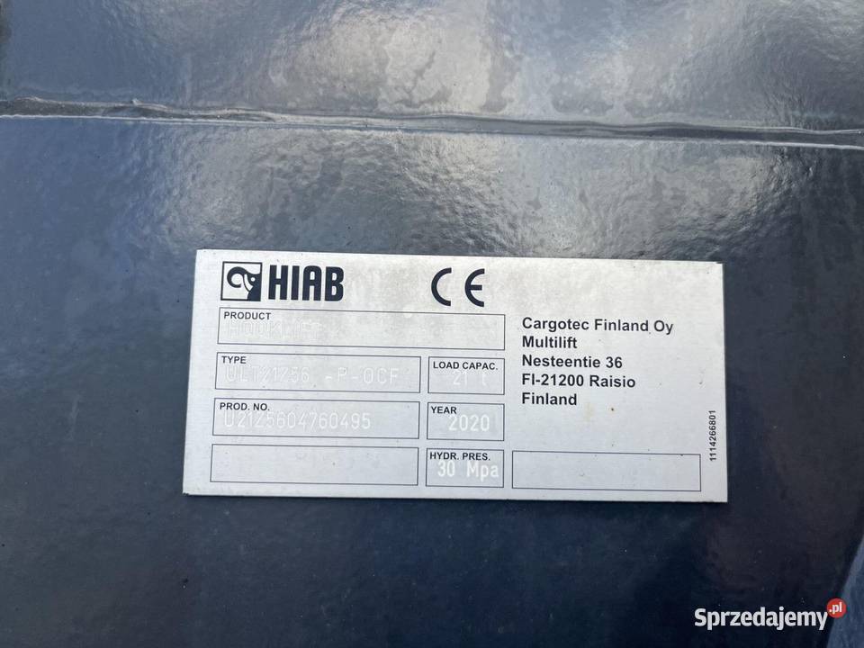 MercedesBenz Arocs 2543 6x24 Hakowiec 21 t HIAB