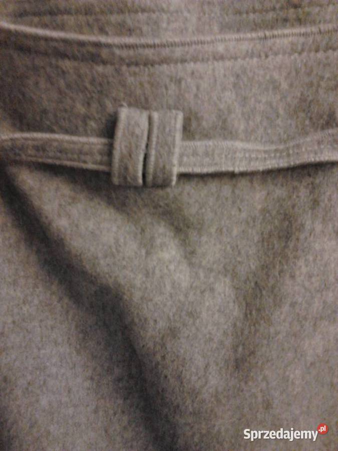 Ciepła spódnica zapinana na zamek kolor szary Kraków sprzedam