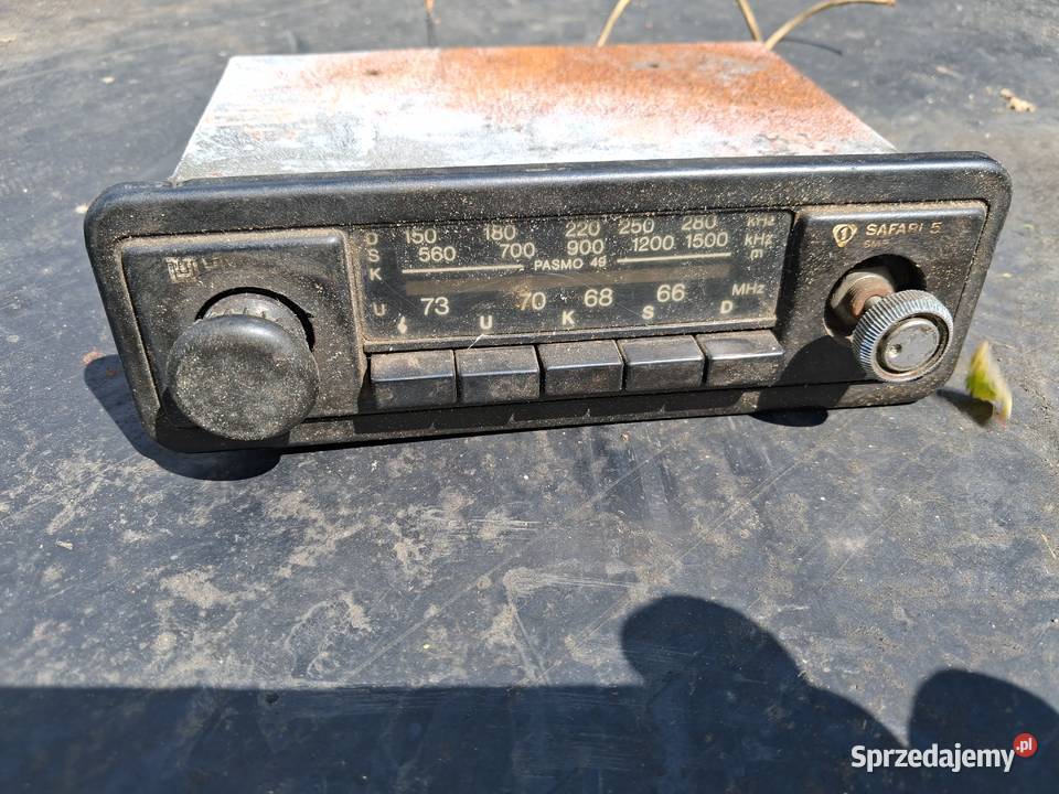 RADIO SAMOCHODOWE SAFARI 5 ZABYTKOWE Pozostałe Świerzawa sprzedam