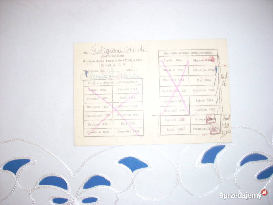 Stare dokumenty Marki