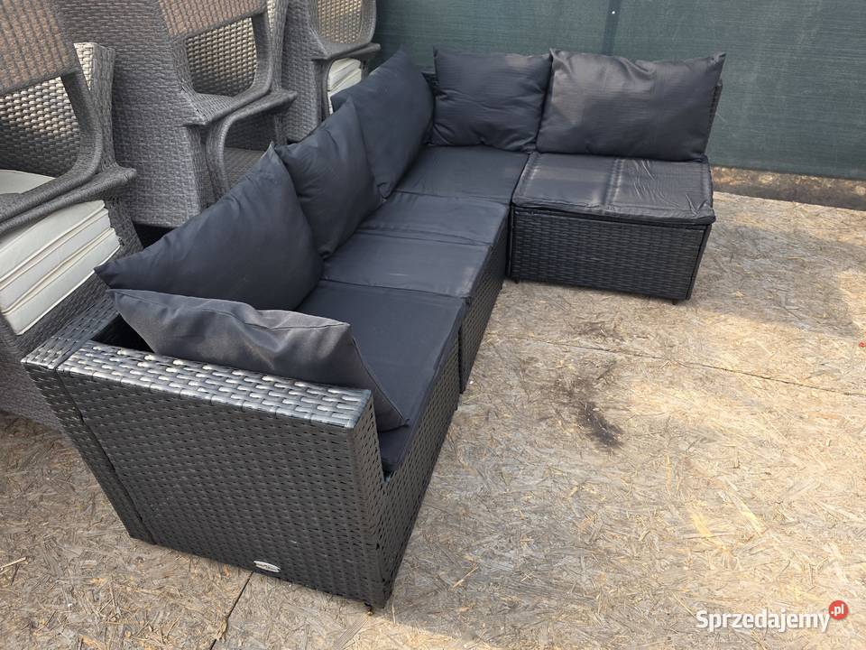 Narożnik do ogrodu vida black meble ogrodowe Dom i Ogród lubuskie Wschowa