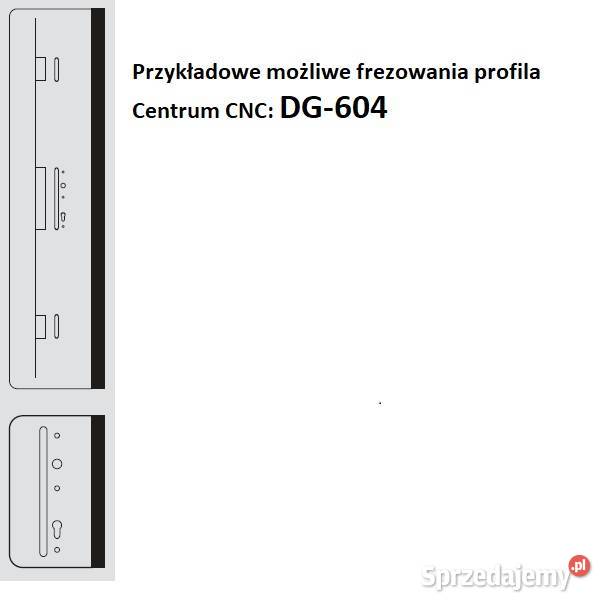 DG604 CENTRUM OBRÓBCZE DO PROFILI DRZWIOWYCH Obodowo