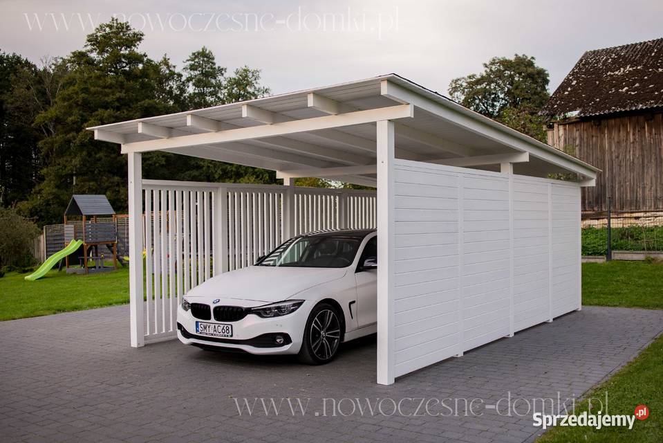 Wiata samochodowa drewniana Verona 4x6 Producent dolnośląskie Wrocław