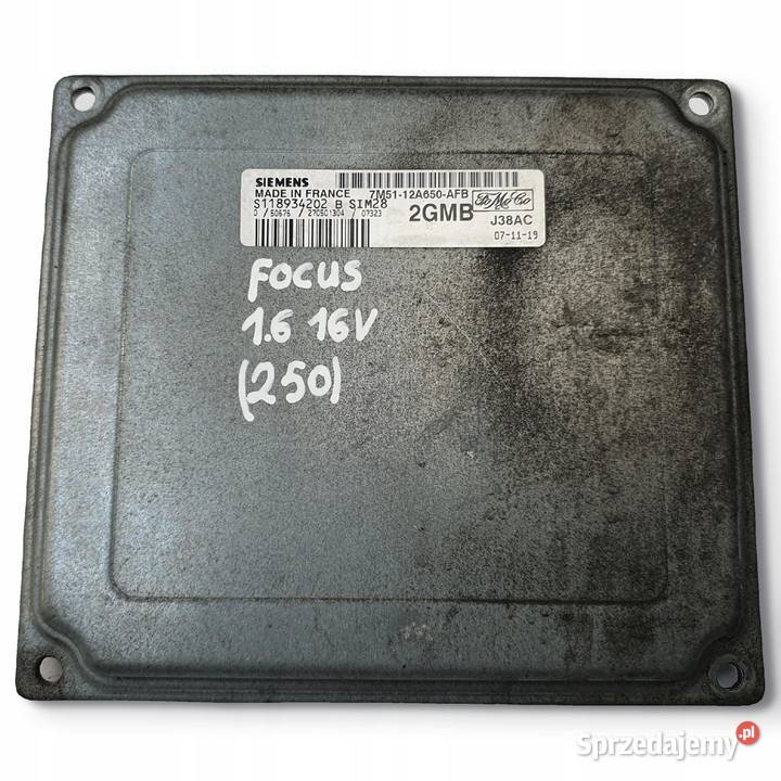 STEROWNIK SILNIKA Ford Focus MK2 C 16 16V Układ elektryczny, zapłon Chełm sprzedam