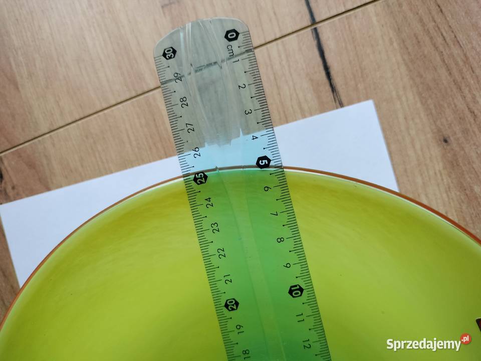 Żółty talerz patera Joska design Choszczno