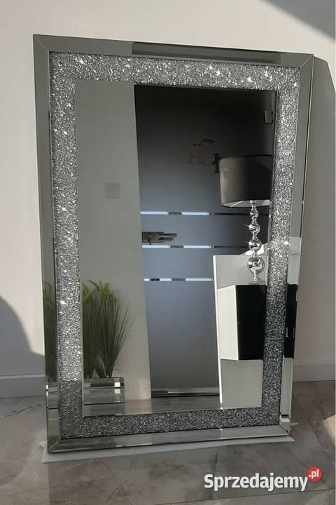 Nowoczesne lustro glamur kryształowe z Nowy Sącz