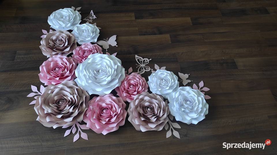 Kwiaty z papieru 3 D wielkopolskie