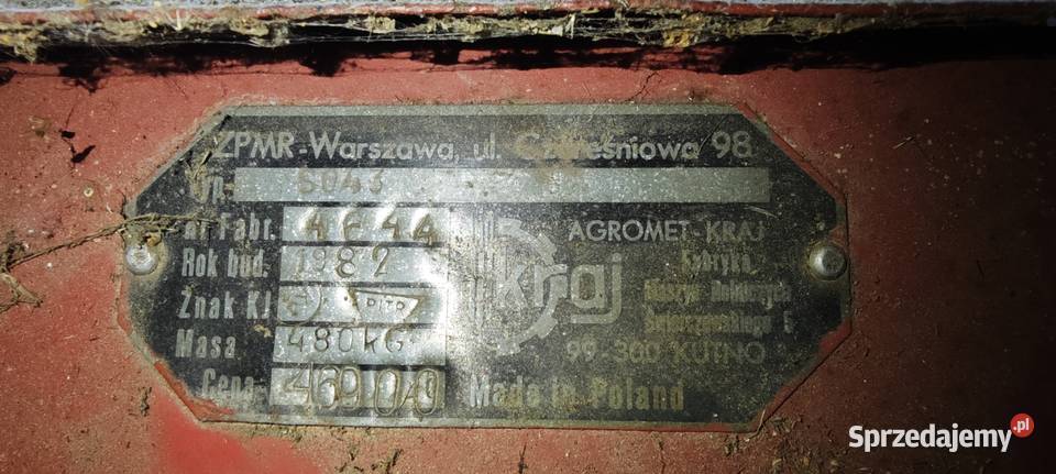 Siewnik zbożowy Poznaniak 3m 1982