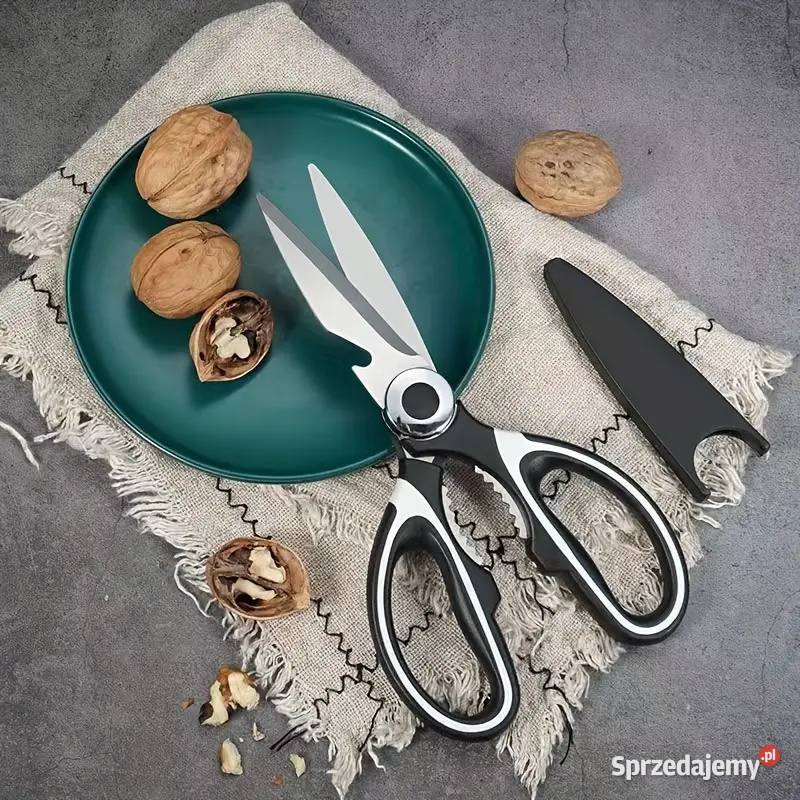 Nożyce Kuchenne Wielofunkcyjne Czarne AS mazowieckie Płock