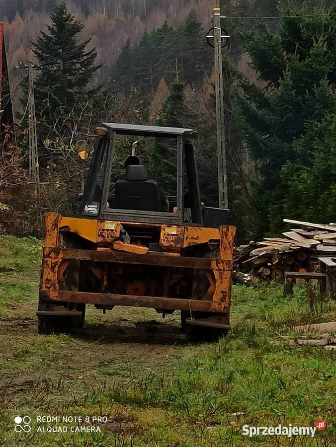 Case 580F ładowarka widły zamiana Kabina śląskie Twardorzeczka