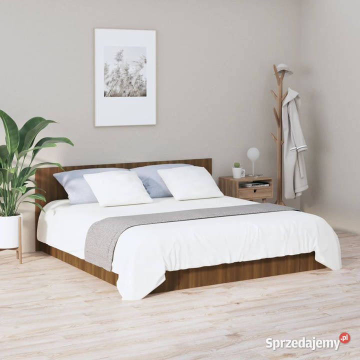 Wezgłowie łóżka brązowy dąb 200x15x80 WM816978 Warszawa