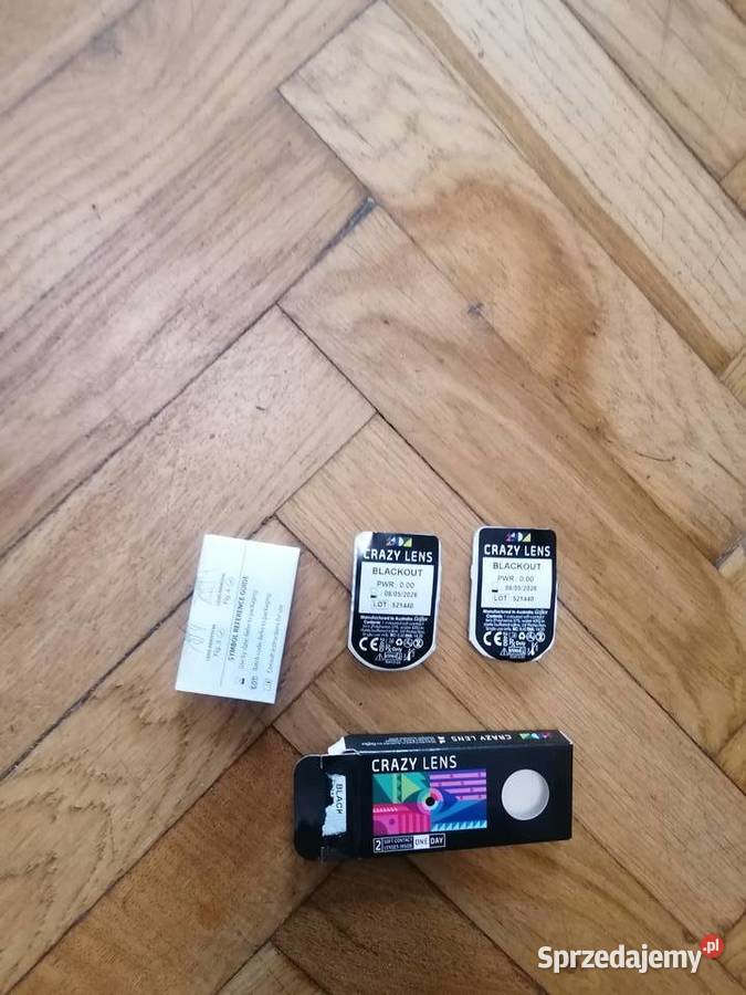 Czarne soczewki kontaktowe Gdańsk