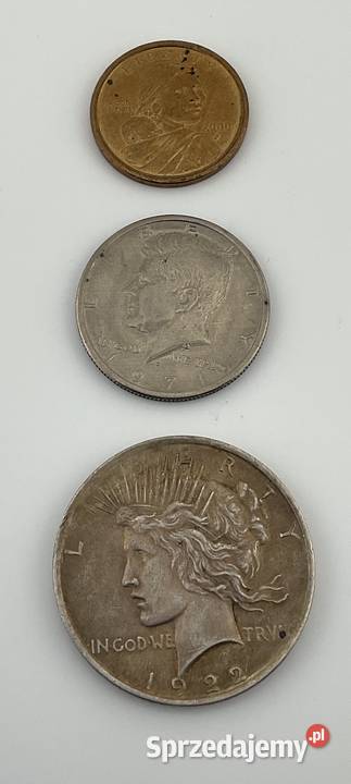 Srebrny Dolar USA 1922 Peace Dollar Dollar Kraków