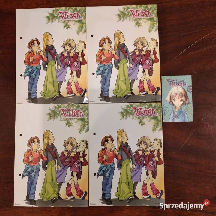 książkiplatykarty Czarodziejki Witch małopolskie Bukowno