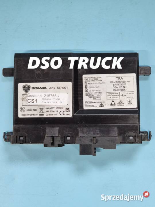 SCANIA R S KOMPUTER STEROWNIK MODUŁ DRZWI DCS1 Zawichost