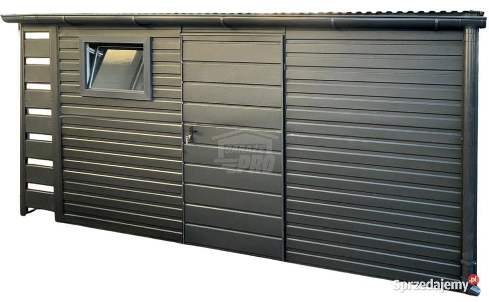 Schowek domek ogrodowy 4x2m wiata 05 m drzwi Mysłowice
