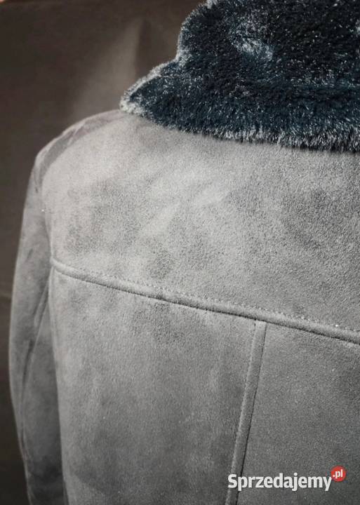 Płaszcz Stylowy Płaszcz ze sztucznym futerkiem