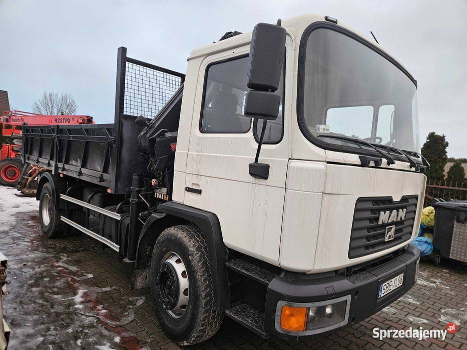 MAN 17232 F2000 wywrotka Hds Hiab Mińsk Mazowiecki