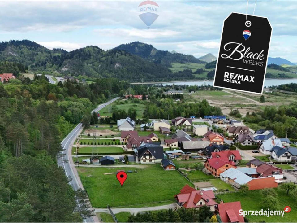 DZIAŁKA BUDOWLANA W NIEDZICY małopolskie Niedzica