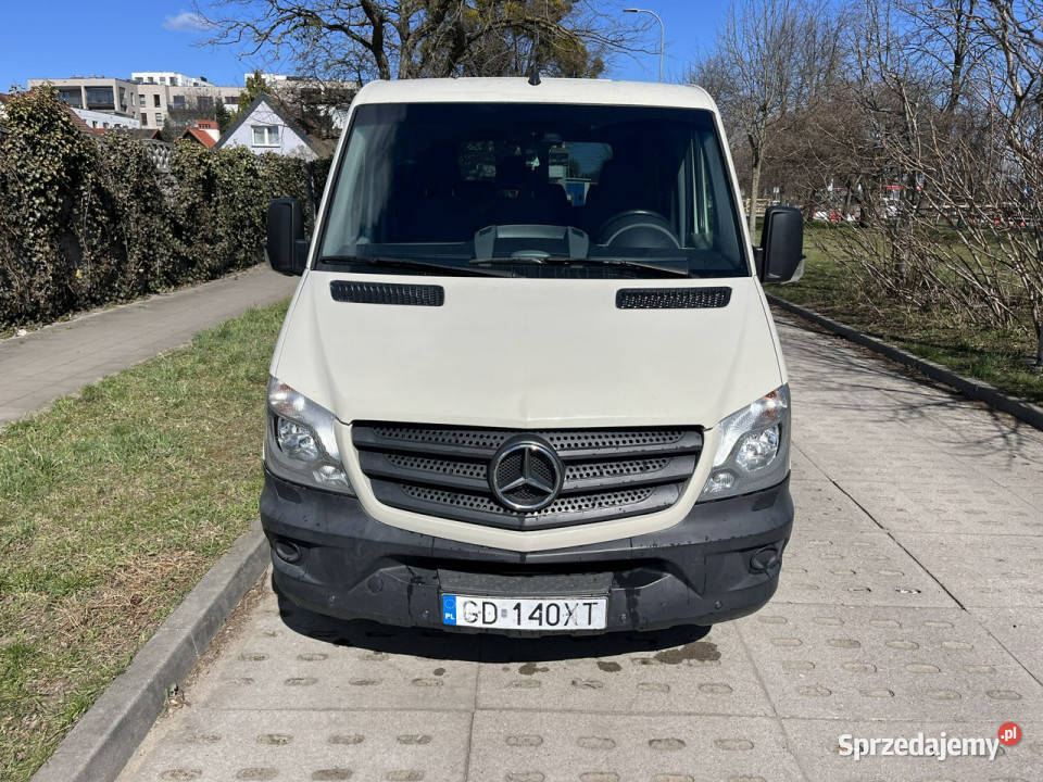 Mercedes Sprinter Mercedes Sprinter 9 OS VAT23 system Start-Stop Gdańsk