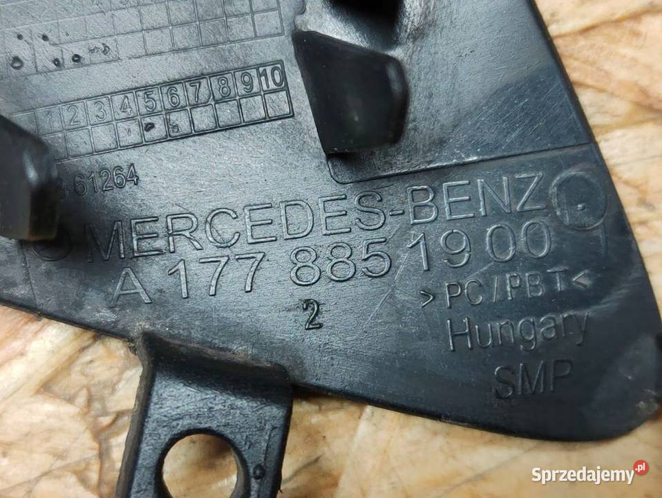 Zaślepka Haka Zderzak Przód Mercedes AKlasa W177 Atrapy Pleszew sprzedam