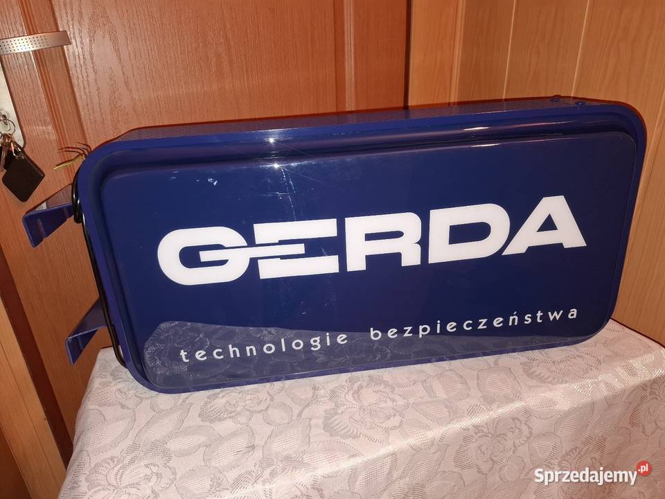 Kaseton Świetlny Reklamowy GERDA Vintage Retro Sochaczew