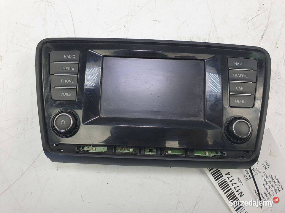 RADIO SKODA OCTAVIA III WYŚWIETLACZ 5E0919605D kujawsko-pomorskie Lipno