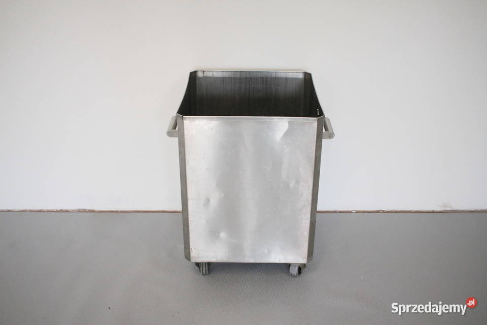 Kosz na odpadkizlewki gastronomiczny na kółkach Pszczyna