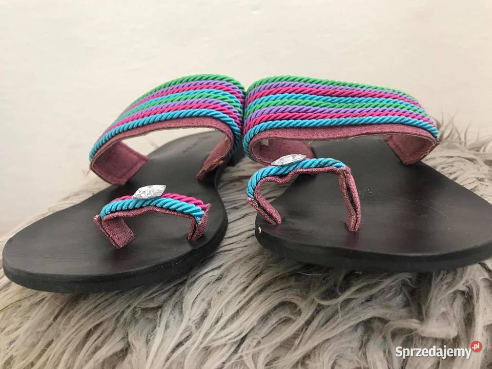 Klapki kolorowe NEXT 40 Lubartów sprzedam