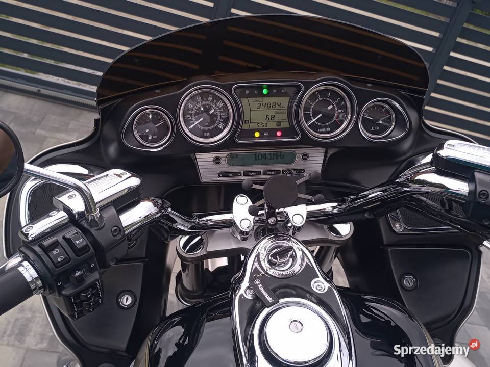 Kawasaki Vulcan vn1700 Voyager bezwypadkowy Zawada