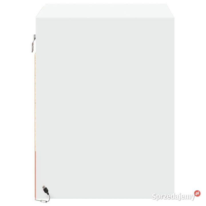 Wiszące szafki nocne z LED 2 białe WM852076 Warszawa sprzedam