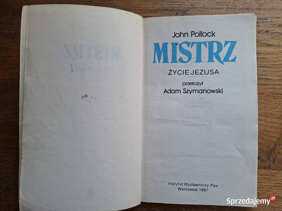 Mistrz John Pollock Książki i Podręczniki Kraków