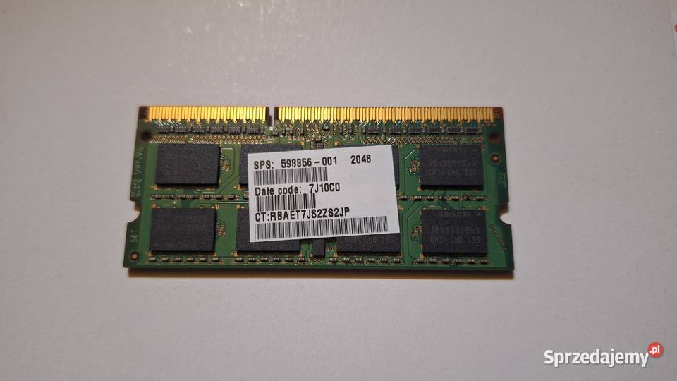 Pamięć RAM Samsung 2GB laptop kable mazowieckie Legionowo
