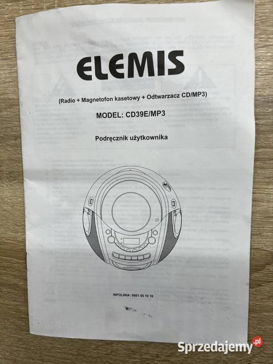 Radiomagnetofon z CD z Mp3