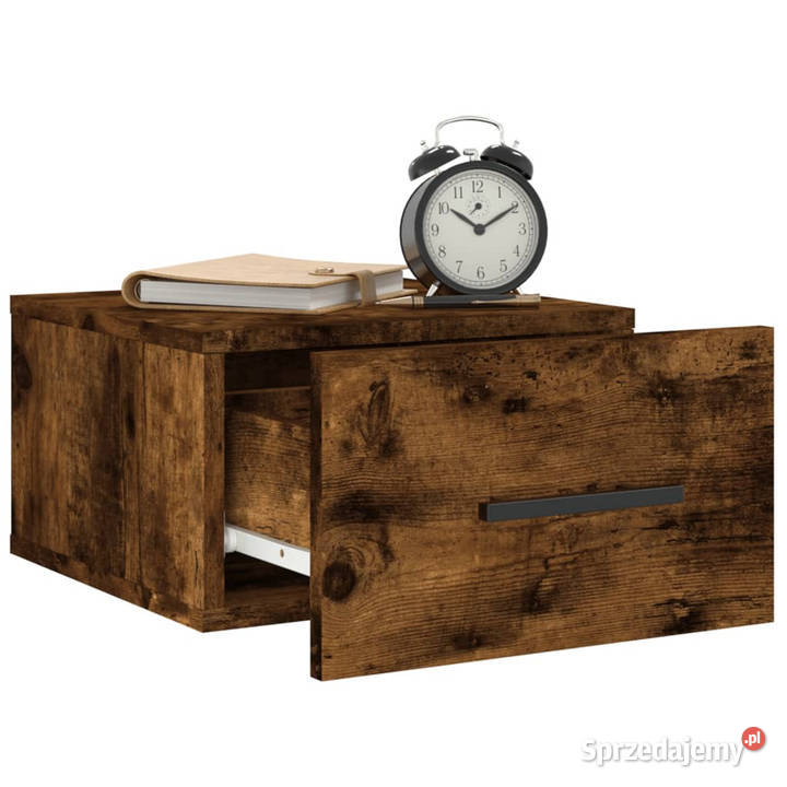 Wiszące szafki nocne 2 przydymiony dąb 35x35x20 Pozostałe Warszawa