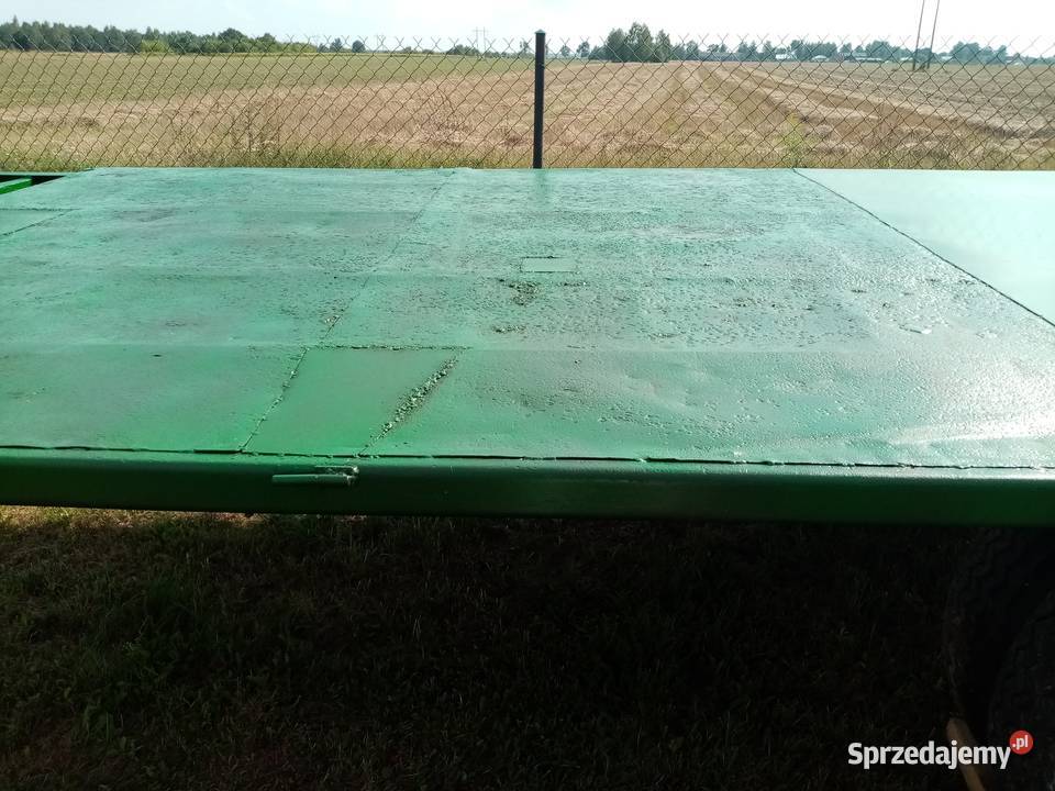 Przyczepa do bel 1 osiowana bliźniakach Przyczepy rolnicze lubelskie Biała Podlaska