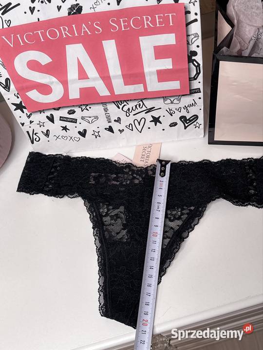 Majtki M 38 Victorias Secret stringi koronkowe Figi i stringi Warszawa