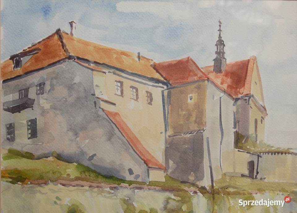 Stare Miasto Lublin akwarela obraz Mirosława lubelskie