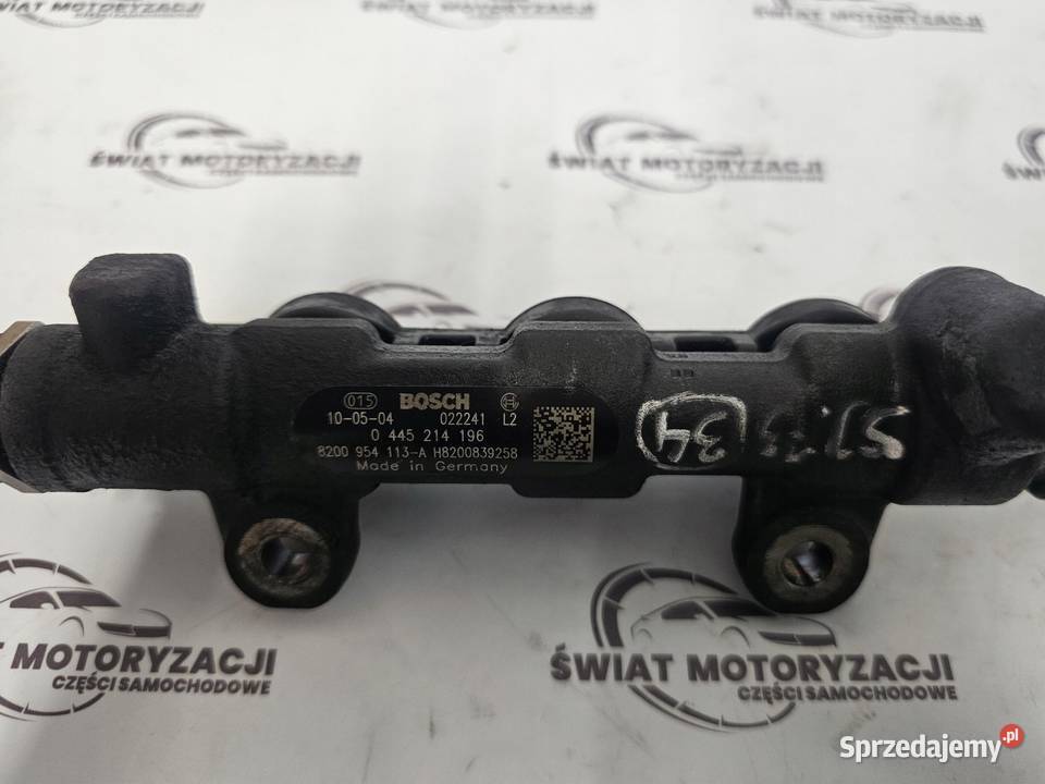 TRAFIC VIVARO 20 DCI M9R786 114 14r listwa Listwy wtryskowe sprzedam