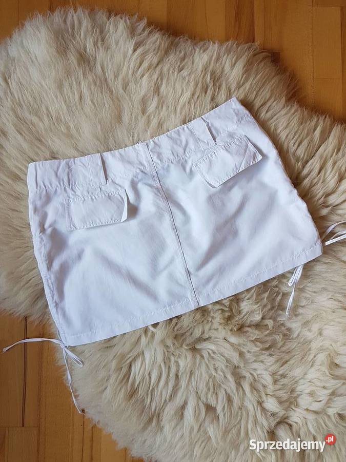 Biała spódnica Mini 40 42 Jasło