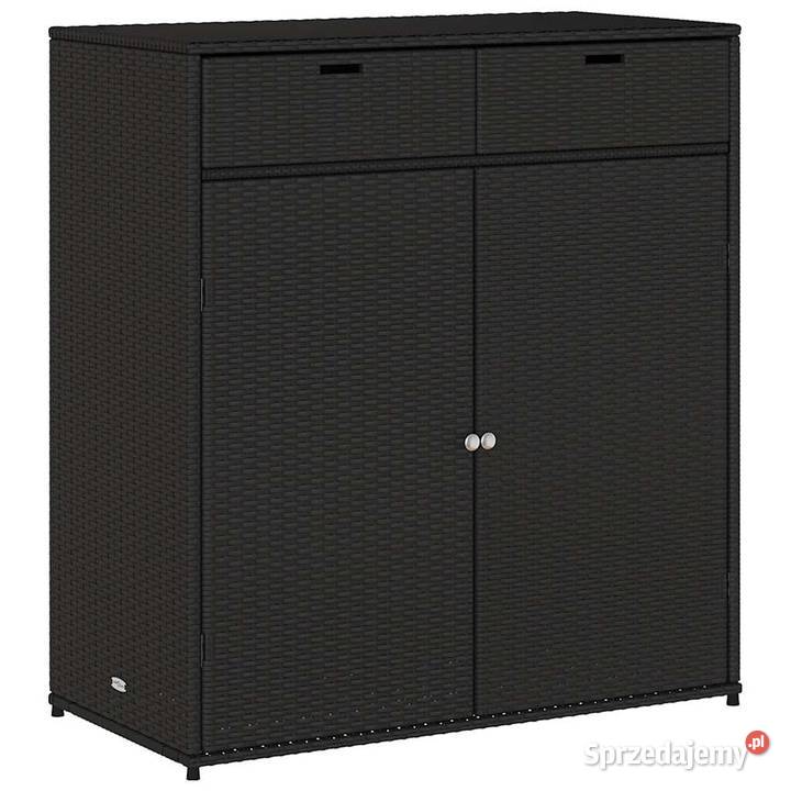 vidaXL Szafka ogrodowa czarna 105x55x113 Warszawa